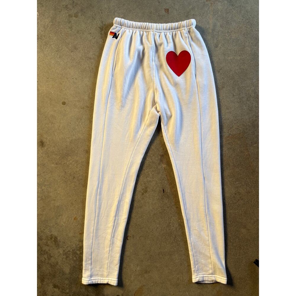 Aviator Nation Love Heart Sweatpant Womens M